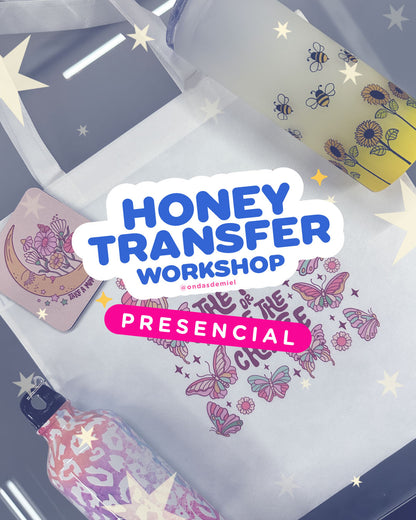 HONEY TRANSFER WORKSHOP PRESENCIAL / 5 DE OCTUBRE / SHOWROOM CRAFT EXPRESS