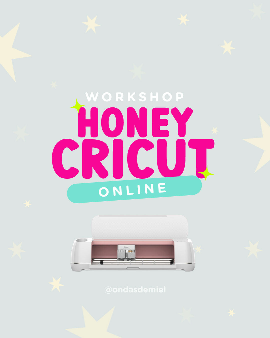 Cricut Workshop Online: Taller Básico de Cricut EN LÍNEA